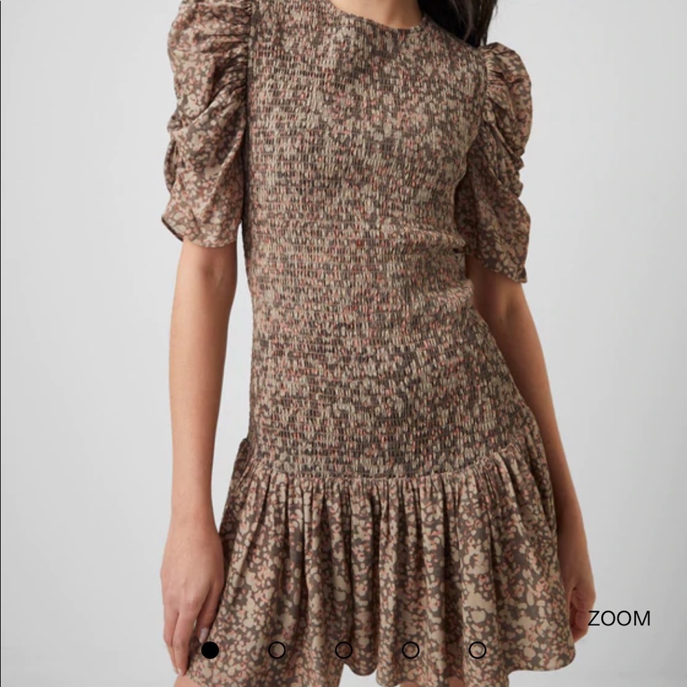 French Connection Erika Drape Smock Dress